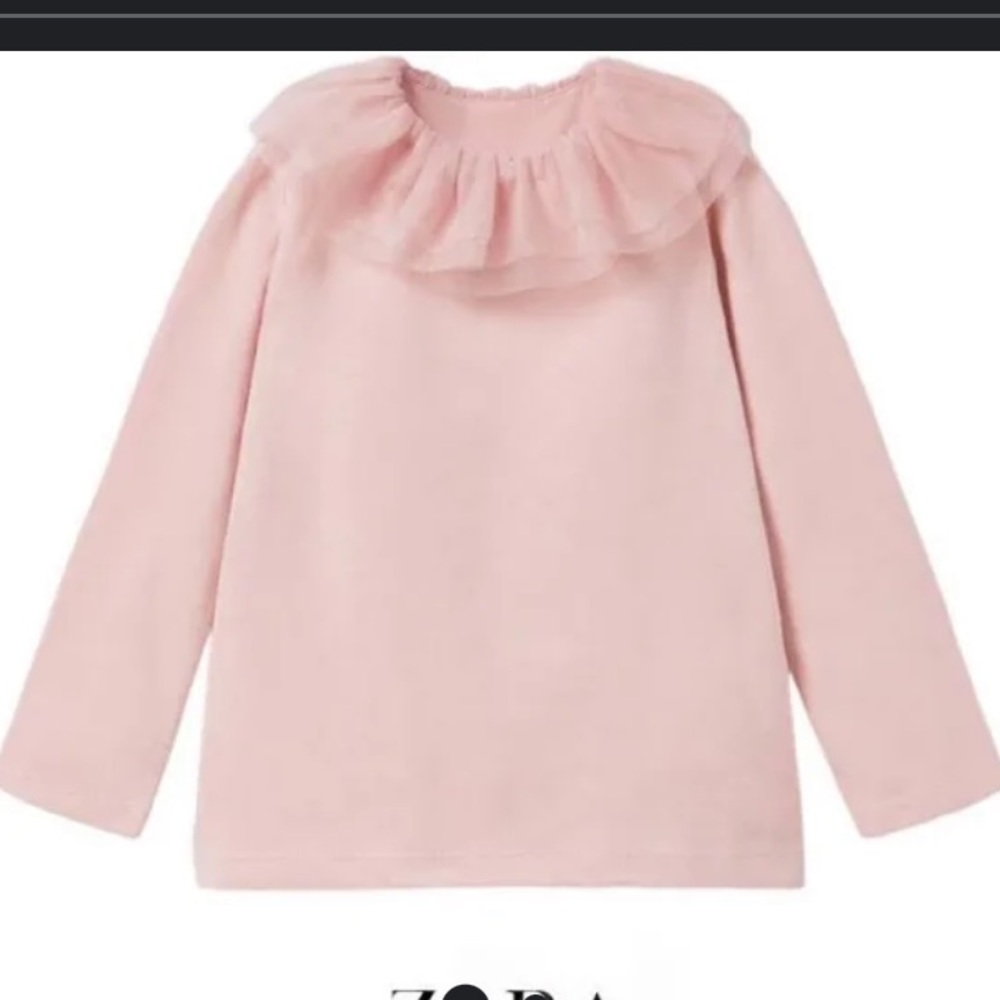 Like NEW! Zara baby girl collared shirt